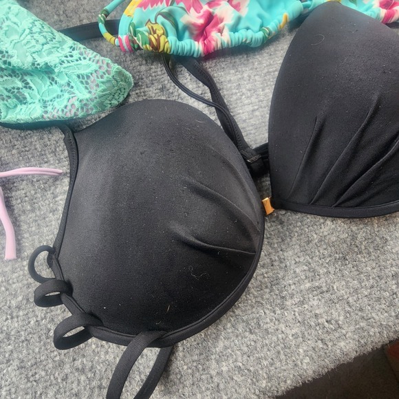 x10 Bikini Top Lot H&M Victoria's Secret Guess Mixed Styles‎ Sm B Cup Swimwear - Picture 6 of 11